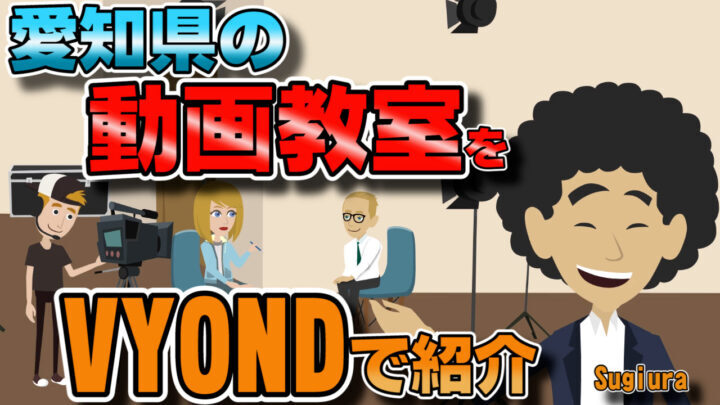 Vyond ビヨンド にてアニメーション作成 動画編集 動画講座 動画教室 Filmgarden